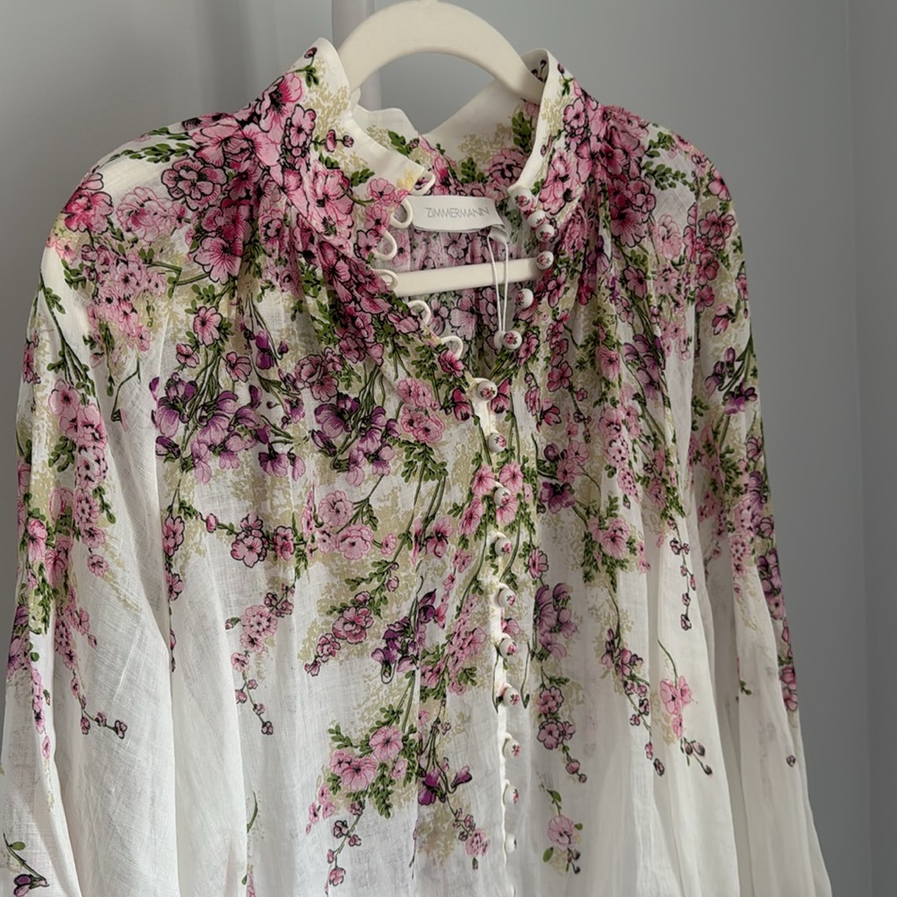 NWT Zimmerman blouse size 3 - Picture 5 of 8